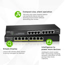 Zyxel GS1915-8EP Beheerde L2 Gigabit Ethernet (10/100/1000) Ethernet-verbinding, ondersteunt Power over Ethernet (PoE) Zwart