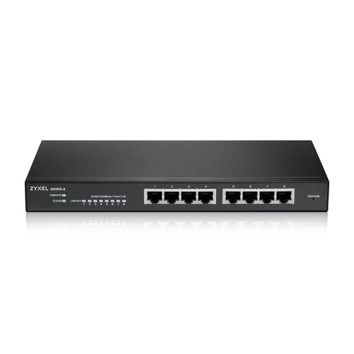Zyxel GS1915-8 Géré L2 Gigabit Ethernet (10/100/1000) Noir