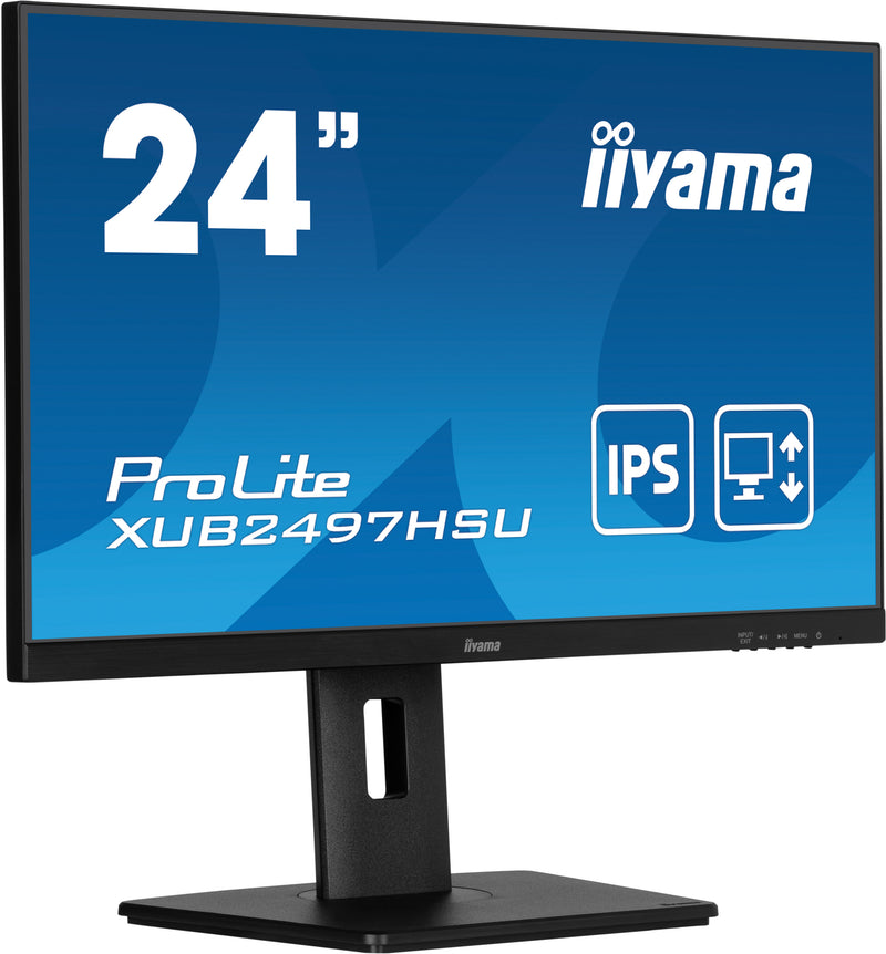 iiyama XUB2497HSU-B2 platte PC-monitor 60,5 cm (23,8") 1920 x 1080 pixels Full HD LED Zwart