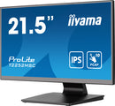 iiyama ProLite T2252MSC-B2 platte pc-monitor 54,6 cm (21.5") 1920 x 1080 Pixels Full HD LCD-touchscreen Zwart