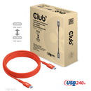 CLUB3D CAC-1573 câble USB USB 2.0 2 m USB C Rouge