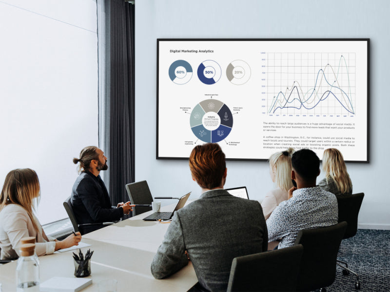 Viewsonic CDE7530 Écran d'affichage dynamique 190,5 cm (75") Wifi 450 cd/m² 4K Ultra HD Noir Intégré dans le processeur Android 11