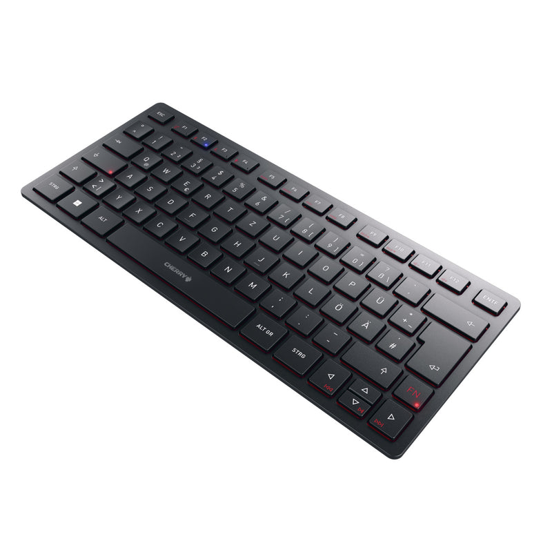 CHERRY KW 9200 MINI clavier Universel USB + RF Wireless + Bluetooth QWERTZ Allemand Noir