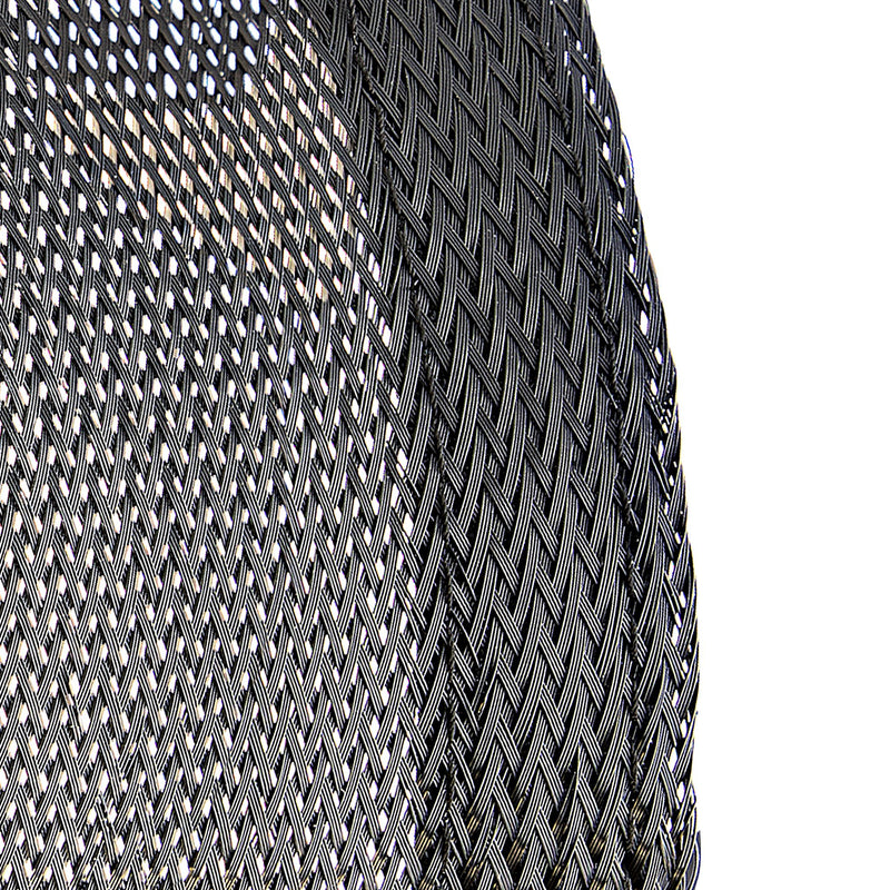 StarTech.com Gaine de Câble Tressée de 3m - Organisateur de Câble Gros Calibre, 3cm de Diamètre - Protège Câble Électrique en Polyester - Gaine Cache Câble Informatique - Manchon de Câble pour PC