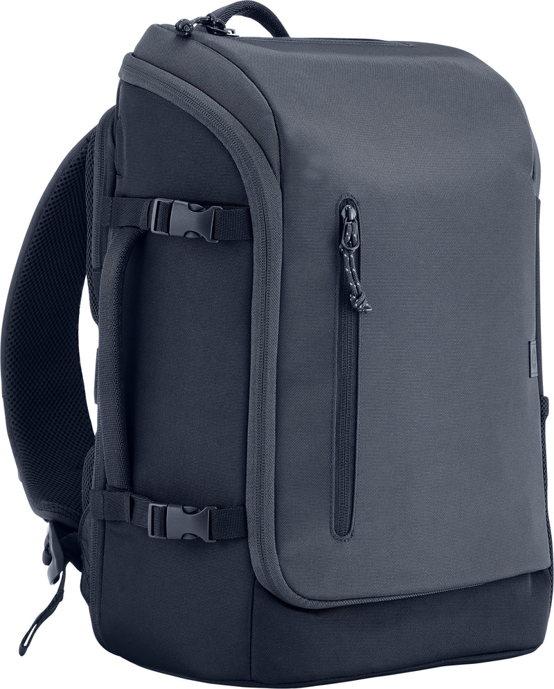 HP Travel 25 Liter 15.6 Iron Grey Laptop Backpack + 125 Wired Mouse sac à dos Sac à dos de voyage Bleu, Gris Polyester