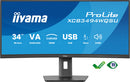 iiyama ProLite XCB3494WQSU-B1 écran plat de PC 86,4 cm (34") 3440 x 1440 pixels UltraWide Quad HD LED Noir