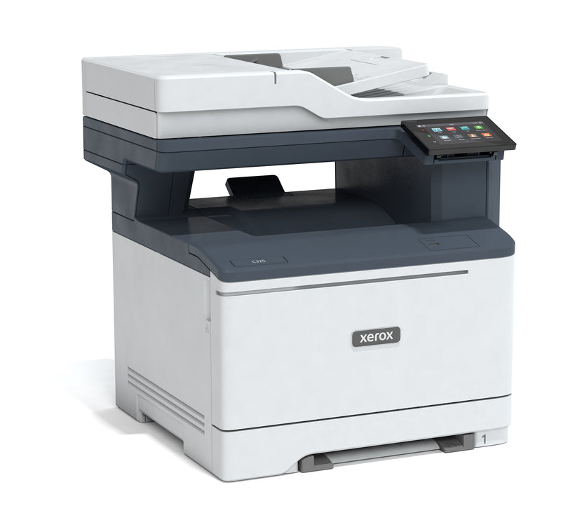 Xerox C325 Draadloos duplex kopiëren/afdrukken/scannen/faxen A4, 33 ppm, PS3 PCL5e/6, 2 laden, 251 vellen