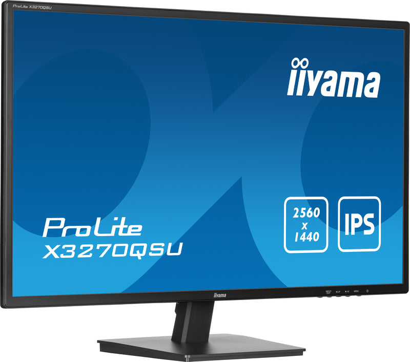 iiyama ProLite X3270QSU-B1 écran plat de PC 80 cm (31.5") 2560 x 1440 pixels Wide Quad HD LED Noir