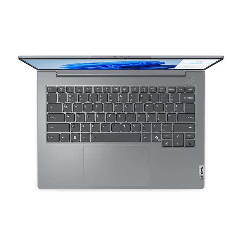 Lenovo ThinkBook 14 G7 ARP AMD Ryzen™ 5 7535HS Laptop 35.6 cm (14") WUXGA 16 GB DDR5-SDRAM 512 GB SSD Wi-Fi 6E (802.11ax) Windows 11 Pro Belgian Gray