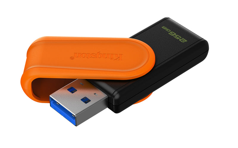 Kingston Technology DataTraveler 256GB Portable USB 3.2 Gen 1 Exodia S (Noir/Orange)