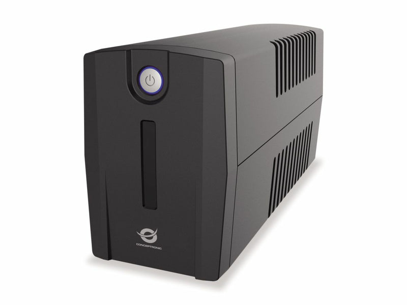 Conceptronic ZEUS07E Uninterruptible Power Supply, Line Interactivity, 1 kVA, 600 W, 4 AC Outputs