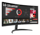LG 34WR50QK-B écran plat de PC 86,4 cm (34") 3440 x 1440 pixels Wide Quad HD Noir