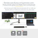 StarTech.com Adaptateur USB-C Triple Moniteur Multiport - Double HDMI 4K 60Hz + 4K 30Hz et DisplayPort, Hub USB 10Gbps 3 ports, 100W PD Pass-Trough, GbE, Station d'Acceuil de Voyage, Windows et ChromeOS