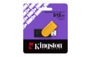 Kingston Technology DataTraveler 512GB Portable USB 3.2 Gen 1 Exodia S (Noir/Jaune)