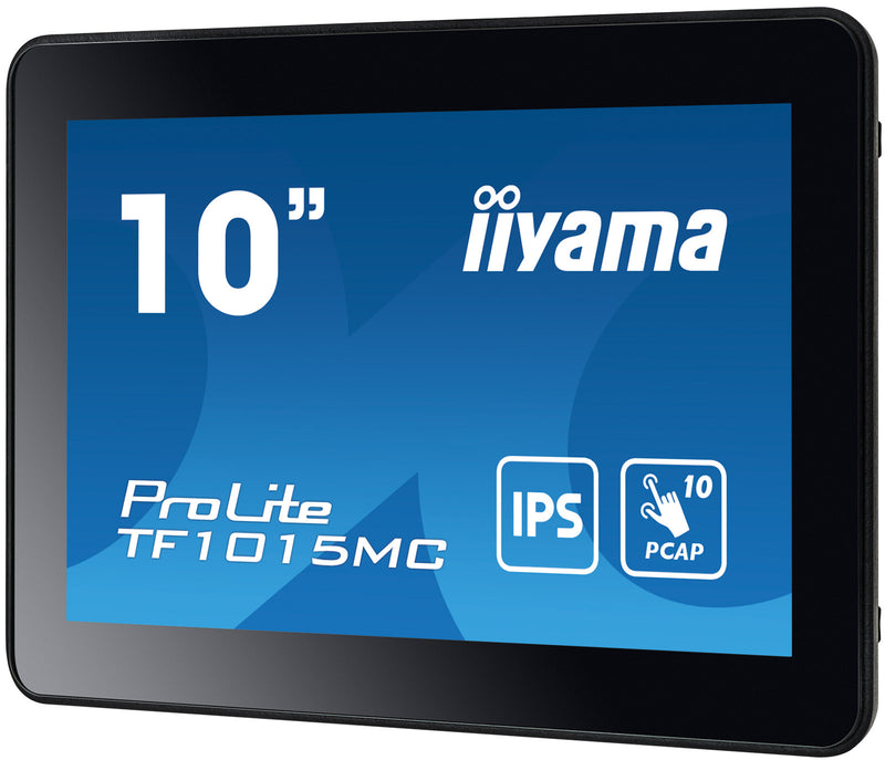 iiyama TF1015MC-B3 écran plat de PC 25,6 cm (10.1") 1280 x 800 pixels HD LED Écran tactile Noir