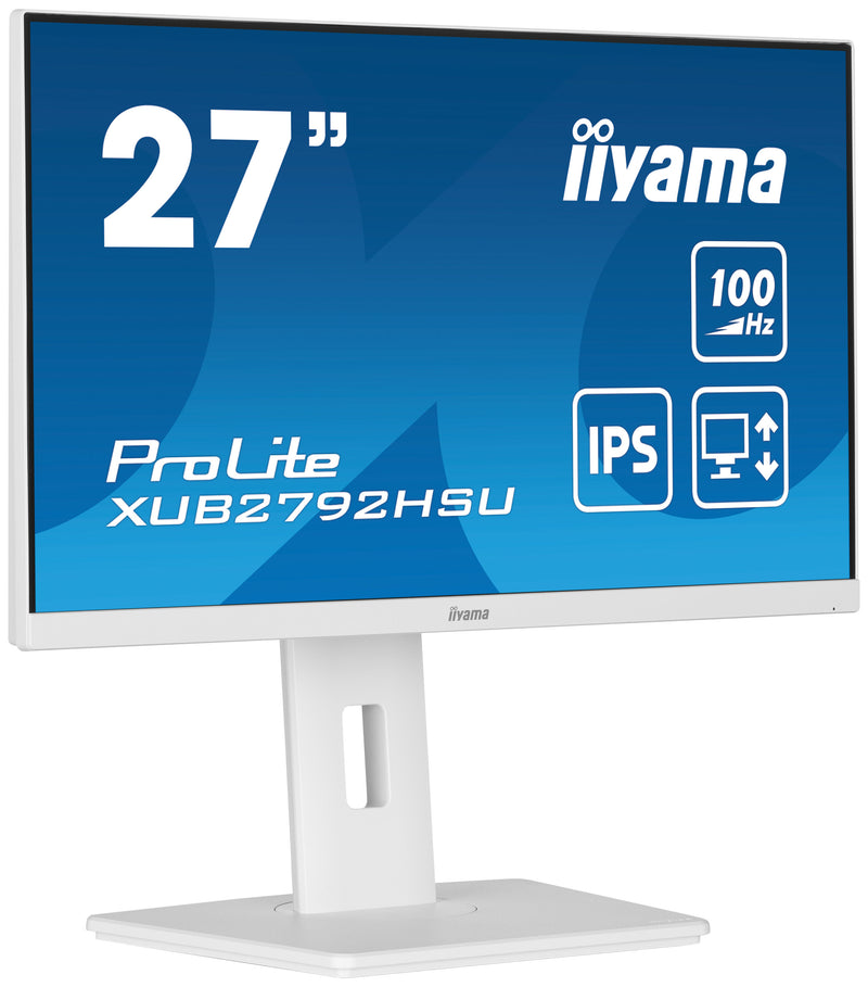 iiyama ProLite XUB2792HSU-W6 LED-scherm 68,6 cm (27") 1920 x 1080 pixels Full HD Wit