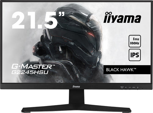 iiyama G-MASTER G2245HSU-B2 LED-scherm 54,6 cm (21,5") 1920 x 1080 pixels Full HD Zwart