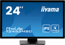 iiyama ProLite T2452MSC-B1AG écran plat de PC 60,5 cm (23.8") 1920 x 1080 pixels Full HD LED Écran tactile Noir