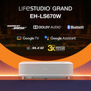 Epson Lifestudio Grand EH-LS670W - Blanc diamant