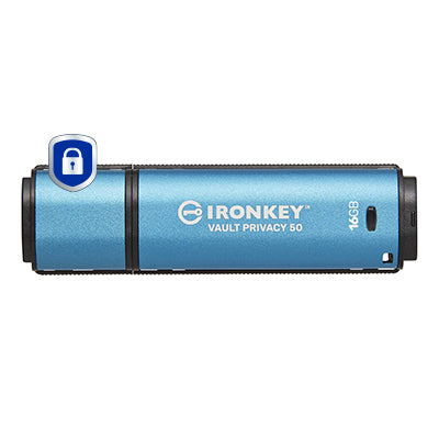 Kingston Technology IronKey 16Go Vault Privacy 50 chiffrée AES-256, FIPS 197