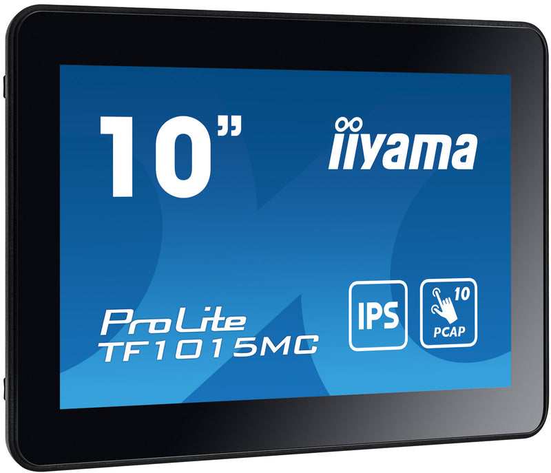 iiyama TF1015MC-B3 écran plat de PC 25,6 cm (10.1") 1280 x 800 pixels HD LED Écran tactile Noir