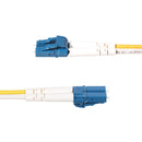 StarTech.com Câble Fibre Optique de 1m Duplex Monomode LC vers SC(UPC) OS2, 9/125µm, 100G, Cordon Fibre Optique, Insensible à la Courbure, Faible Perte d'Insertion, Cordon Patch Fibre LSZH