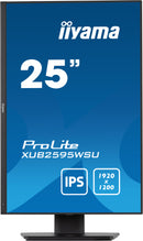 iiyama ProLite XUB2595WSU-B5 écran plat de PC 63,5 cm (25") 1920 x 1200 pixels WUXGA LED Noir