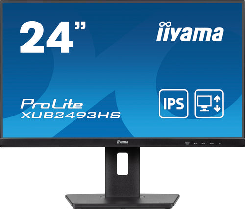 iiyama ProLite XUB2493HS-B6 platte PC-monitor 60,5 cm (23,8") 1920 x 1080 pixels Full HD LED Zwart