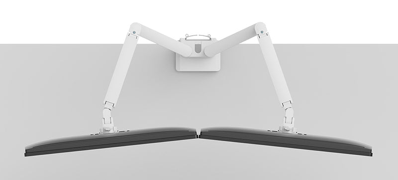 Neomounts DS70-250WH2 Support d'écran à fixer 17-32" - ressort à gaz - Topfix - arrêt 180°