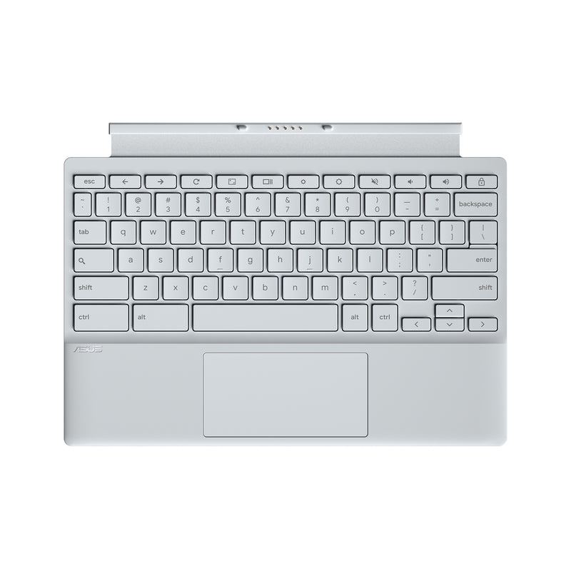 ASUS Chromebook CM30 Detachable CL3001DM2A-R70341 MediaTek Kompanio 520 26,7 cm (10.5") Écran tactile WUXGA 8 Go LPDDR4x-SDRAM 64 Go eMMC Wi-Fi 6 (802.11ax) ChromeOS Belge Argent