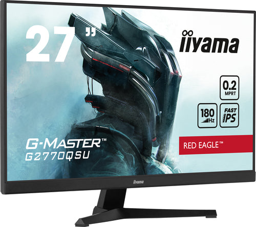 iiyama G-MASTER G2770QSU-B6 flatscreen-pc 68,6 cm (27") 2560 x 1440 pixels Breedbeeld Quad HD LED Zwart