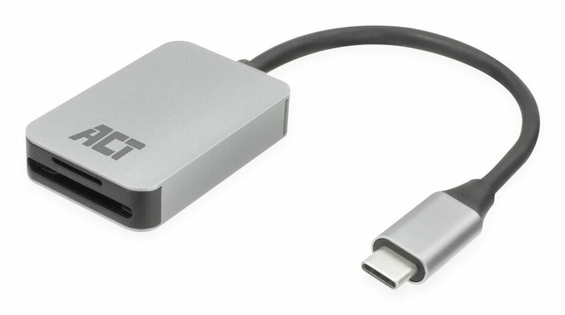 ACT USB-C kaartlezer voor SD en micro SD, SD 4.0 UHS-II