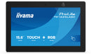iiyama TW1625LASC-B3PNR écrans d’affichage de salle de réunion 39,6 cm (15.6") 1920 x 1080 pixels LED 802.11a, 802.11b, 802.11g, Wi-Fi 4 (802.11n), Wi-Fi 5 (802.11ac), Wi-Fi 6 (802.11ax) Noir Bluetooth