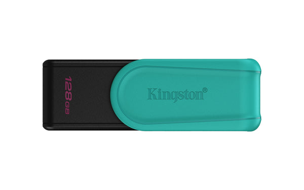 Kingston Technology DataTraveler 128GB Portable USB 3.2 Gen 1 Exodia S (Noir/Turquoise)