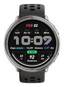 Amazfit W2433EU1N smartwatche et montre de sport 3,35 cm (1.32") AMOLED Numérique 466 x 466 pixels Écran tactile Argent