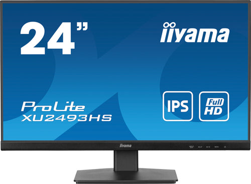 iiyama ProLite XU2493HS-B6 platte PC-monitor 60,5 cm (23,8") 1920 x 1080 pixels Full HD LED Zwart