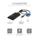 StarTech.com Adaptateur Crash Cart USB - Adaptateur Crash Cart KVM USB pour Ordinateur Portable - Crash Cart de Salle de Serveurs - Datacenter Crash Cart - Crash Cart Informatique