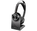Poly Micro-casque Voyager Focus 2 USB-C-C certifié Microsoft Teams + adaptateur USB-C/A +base de chargement