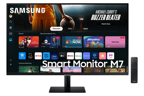 Samsung M70D 32" (81,3 cm) flatpanel-pc-monitor, 3840 x 2160 pixels, 4K Ultra HD LED, zwart