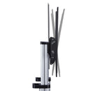 StarTech.com Rollende tv-beugel voor 60-100 inch flatscreens tot 100 kg, in hoogte verstelbaar met handslinger, mobiele tv-standaard/kar