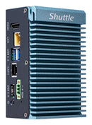 Shuttle Edge PC System SPCEL02XA , Intel Celeron J6412, 8GB RAM, 120GB M.2 SATA, 1x HDMI, 2x 2.5G LAN, 1x COM, DIO, 12-24V, fonctionnement permanent 24/7, montage VESA & DIN-RAIL