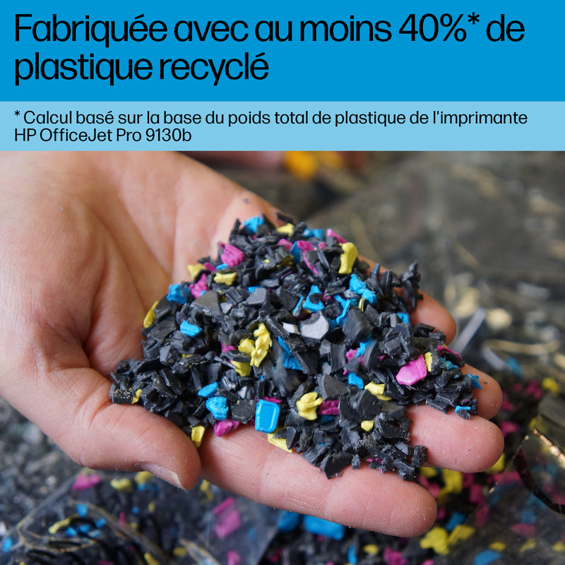 HP OfficeJet Pro 9130b Wireless All-in-One Color Printer, Duplex Printing; Copier, Scanner