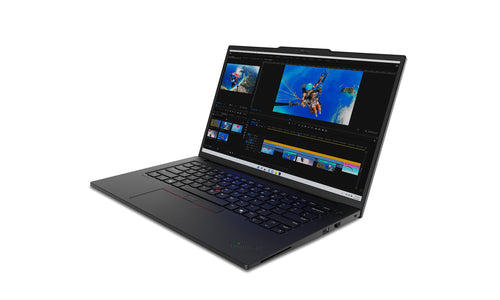 Lenovo ThinkPad P14s Gen 5 (Intel) Intel Core Ultra 7 155H Ordinateur portable 36,8 cm (14.5") WUXGA 16 Go DDR5-SDRAM 512 Go SSD NVIDIA RTX 500 Ada Wi-Fi 6E (802.11ax) Windows 11 Pro Anglais Noir