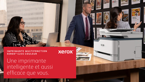 Xerox C235 A4 draadloos kopiëren/printen/scannen/fax, 22 ppm, PS3 PCL5e/6, automatische documentinvoer, 2 laden, totaal 251 vel