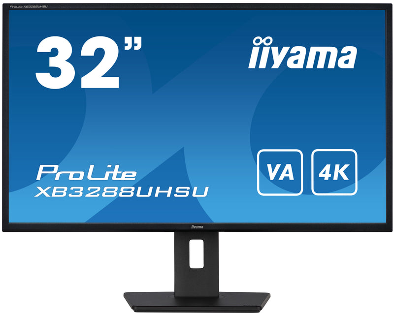 iiyama ProLite XB3288UHSU-B5 platte PC-monitor 80 cm (31.5") 3840 x 2160 Pixels 4K Ultra HD LCD Zwart