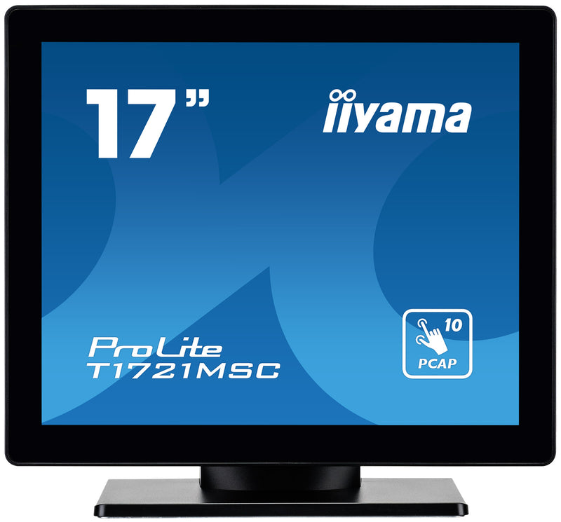 iiyama ProLite T1721MSC-B2 17" (43,2 cm) PC-flatpanelmonitor, 1280 x 1024 pixels SXGA LED-touchscreen, tafelmodel, zwart