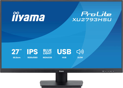 iiyama ProLite XU2793HSU-B7 écran plat de PC 68,6 cm (27") 1920 x 1080 pixels Full HD LED Noir