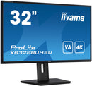 iiyama ProLite XB3288UHSU-B5 platte PC-monitor 80 cm (31.5") 3840 x 2160 Pixels 4K Ultra HD LCD Zwart