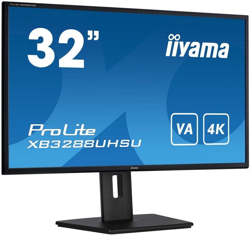 iiyama ProLite XB3288UHSU-B5 platte PC-monitor 80 cm (31.5") 3840 x 2160 Pixels 4K Ultra HD LCD Zwart