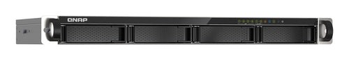 QNAP TS-435XEU NAS Rack (1 U) Marvell CN9131 4 GB DDR4 0 TB QNAP QTS Black, Gray